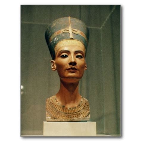 Bust Of Queen Nefertiti Front View Postcard