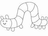 Caterpillar Coloring Pages Kids Animals Book Spring Color Print Ws sketch template