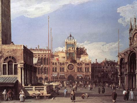 Piazza San Marco The Clocktower 1730 Canaletto