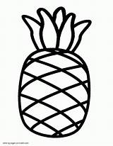Coloring Pineapple Pages Outline Fruit Toddler Vegetables Drawing Fruits Printable Toddlers Preschoolers Preschool Getdrawings Print Clipartmag Gif Comments sketch template