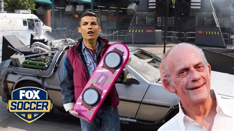 cristiano ronaldo or marty mcfly real madrid star shows