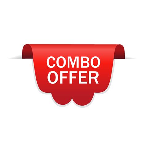 combo offer banner design web elements special offer icon flat
