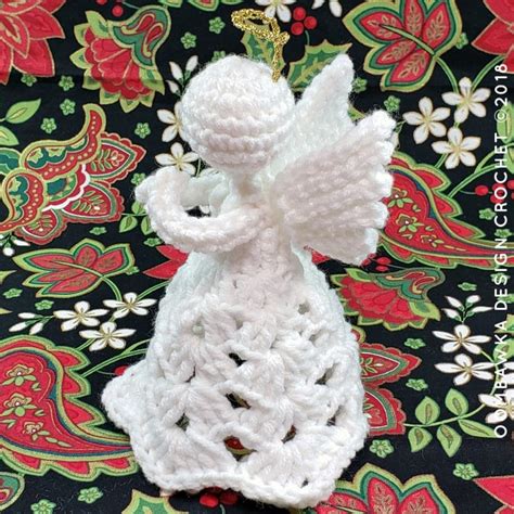 patience  crochet angel pattern oombawka design crochet