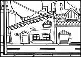 Outlaws Colouring Wecoloringpage Designlooter Houses sketch template