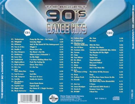 The Biggest 90 S Dance Hits Various Artists Songs Reviews Credits