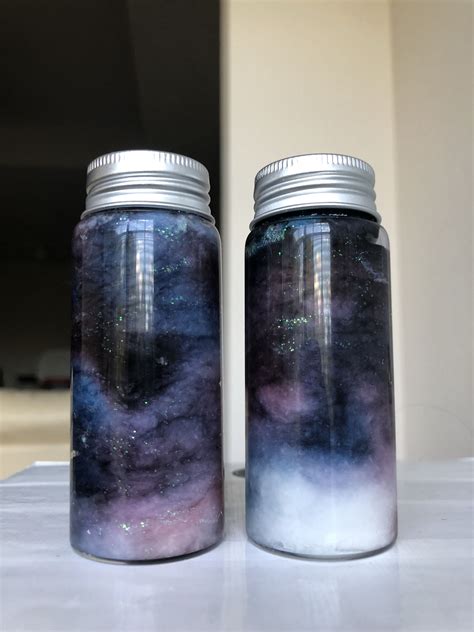 mini galaxies   bottles crafting diy galaxy   bottle galaxy jar jar diy