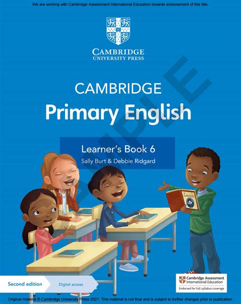 cambridge primary english learners book   digital access sample  cambridge university