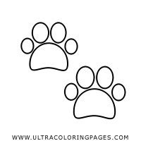 paw print coloring page ultra coloring pages