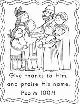 Thanksgiving Coloring Pages Christian First Printable Kids Preschool Bible School Scripture Church Sheets Sunday Religious Children Prayer Lesson Sheet Ccd sketch template