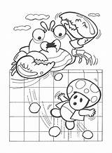 Coloring Pages Mario Power Ups Super Template sketch template