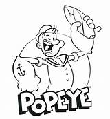 Coloring Popeye Pages Oil Olive Sailor Man Rig Getdrawings Getcolorings Colorings Color Rated sketch template