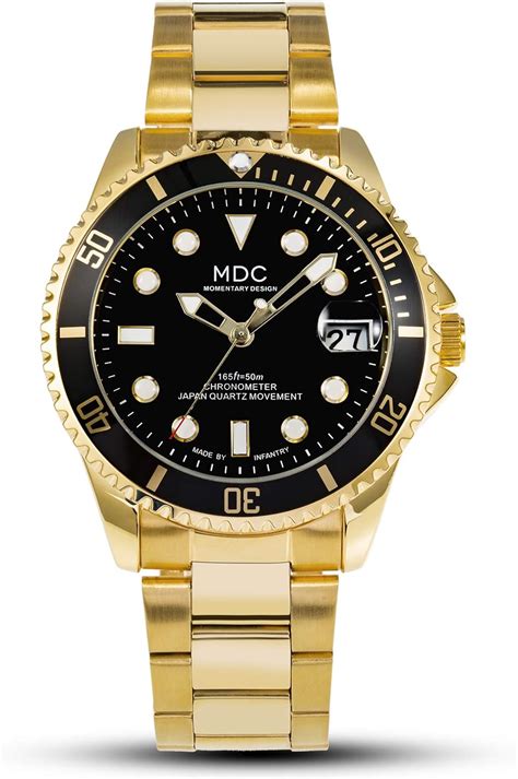 amazoncom fake gold  replica luxury watches  men waterproof designer wrist  dress