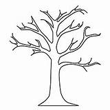 Tree Coloring Pages Bare Color Bald Ones Little sketch template