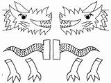 Chinese Year Crafts Dragon Kids Puppet Template Craft Printable Activities Classroom Paper Templates Scholastic Body Lunar Years Minimalisti Pages Fun sketch template