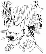 Bolt Coloring Pages Disney Print Printable Colouring Color Sheets Kids Cartoon Movie Book Party Birthday Popular Books Dog Channel Cat sketch template