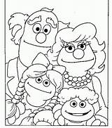 Coloring Family Pages Sesame Street Printable Kids Print Gif Book sketch template