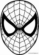 Spiderman Coloring Pages Mask Source sketch template