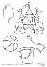 Beach Pages Colouring Coloring Village Fun Christmas Summer Activity Party Seaside Getcolorings Color Printable Bucket Things Print sketch template