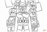 Coloring Heroes Lego Printable Super Pages sketch template