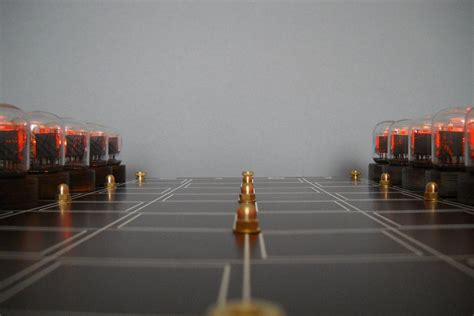 awesome nixie chess set now available as a limited edition kit