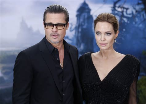 angelina jolie and brad pitt attend london exhibition of