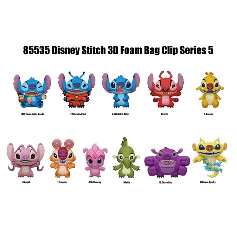 lilo stitch stitch series  collectible  bag clip mystery bag