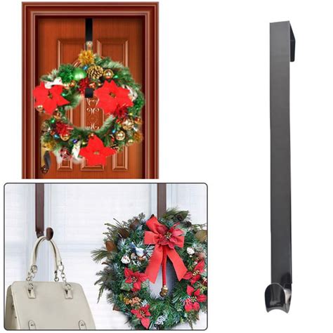 wreath hanger    adjustable metal wreath hanger   front door  lb heavy duty