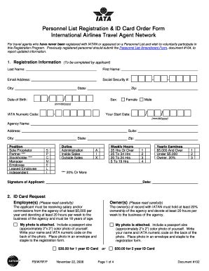 fillable  personnel list registration  form worldclass