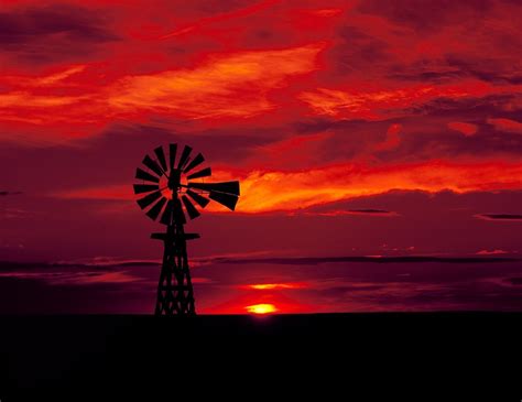 windmill  sunset  stock photo public domain pictures