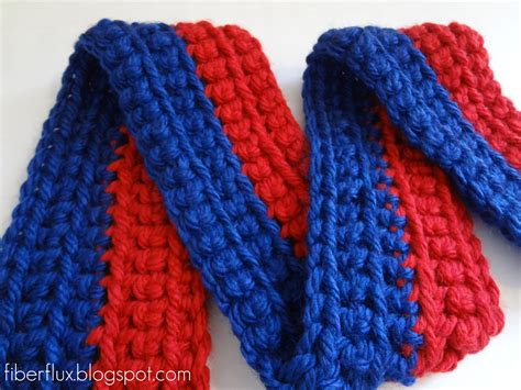 fiber flux  crochet patternlittle man scarf