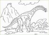 Diplodocus Dinosaurus Kleurplaat sketch template