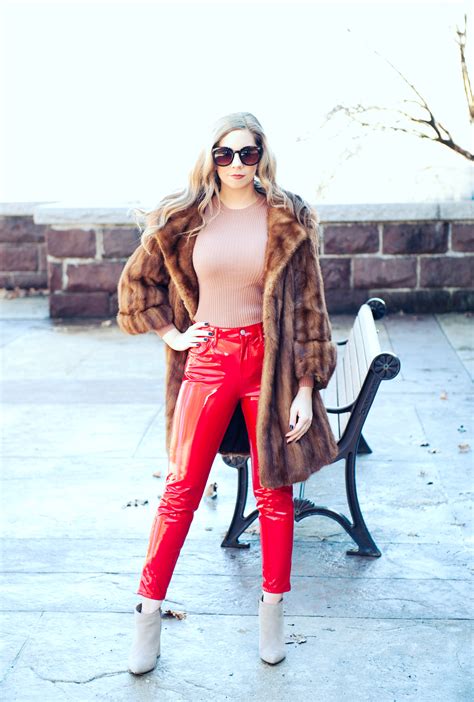 pop of patent 12 red hot leather pants kelly dillon