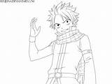 Natsu Fairy Tail Coloring Dragneel Deviantart Pages sketch template