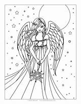 Angel Coloring Pages Printable Baby Adults Color Drawing Adult Realistic Kids Detailed Anime Print Harrison Molly Getdrawings Titanic Weeping Book sketch template