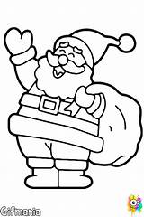 Santa Claus Christmas Coloring Animado Pages Dibujo Visit sketch template