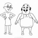 Motu Patlu Xcolorings 744px 53k sketch template