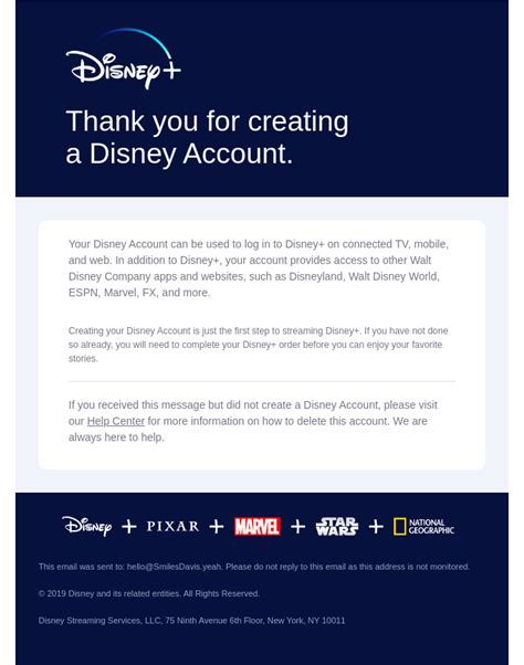 disney account info view  good emails