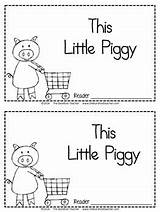 Piggy Little Nursery Rhyme Emergent Reader Poster Class Rhymes Becky Barefoot Castle Teacher sketch template