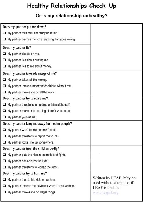 Printable Couples Therapy Worksheets Couples Therapy Worksheets