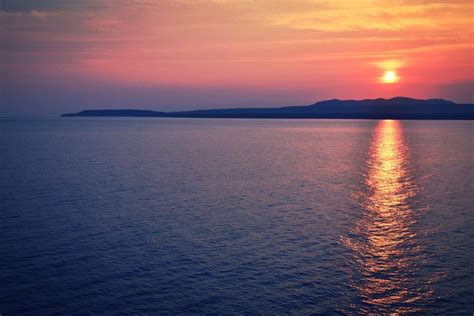 boy sunset horizon sea wallpaper coolwallpapersme