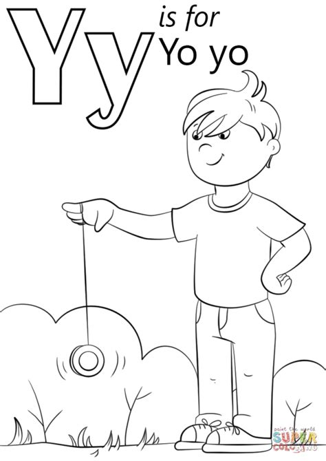 letter  coloring pages yo yo abl