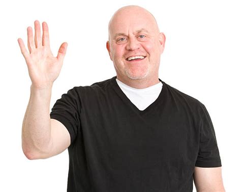 man waving stock  pictures royalty  images istock
