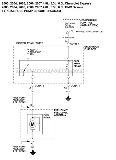 chevy silverado hd fuel pump wiring diagram wiring digital  schematic