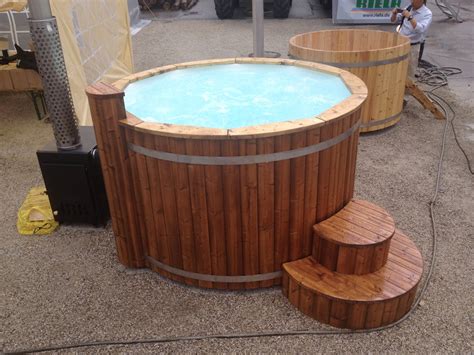 Log Fired Whirlpool 2 Meter Thermally Modified Wood
