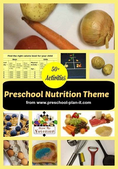 preschool nutrition theme nutrition activities nutrition education