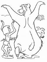 Dschungelbuch Baloo Balu Malvorlagen Bagheera Malvorlage Mowgli Bär Prinzessin Malerei Lustige Malbuch Farben Dschungel sketch template