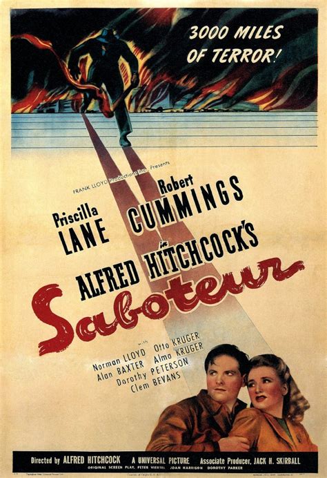 Twofer Tuesday A Hitchcock Double Feature Of Saboteur 1942 And