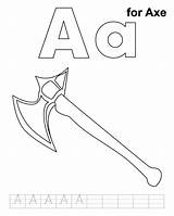 Axe Coloring Handwriting Phonics Webstockreview Abrir sketch template
