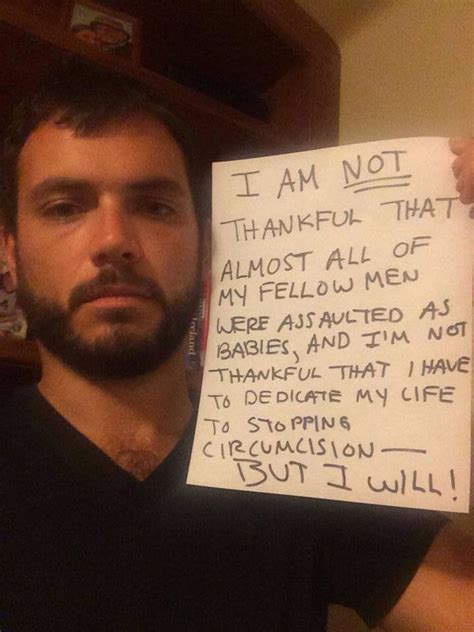 I Am Not Thankful That Almost All Of My Fellow Men Were Assaulted As