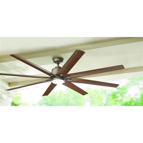 home decorators collection kensgrove   led indooroutdoor espresso bronze ceiling fan